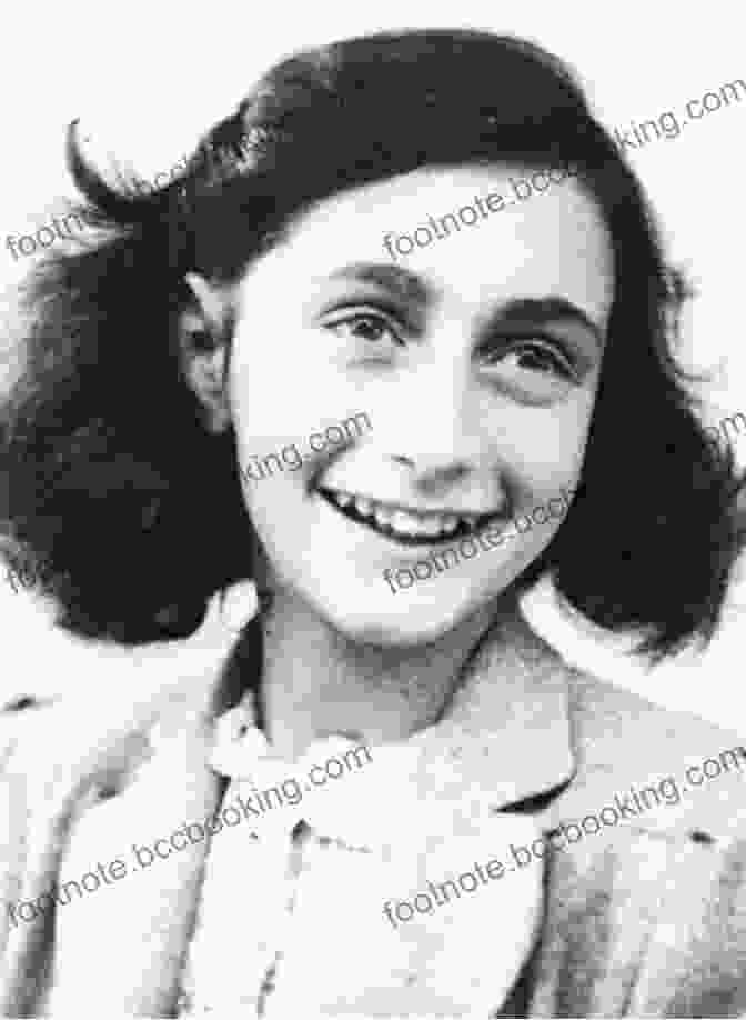 A Black And White Portrait Of Anne Frank, A Young Jewish Girl Who Wrote A Diary While Hiding From The Nazis During World War II. Anne Frank Biography For Kids Just The Facts