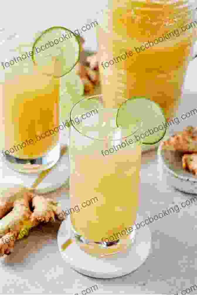 A Bottle Of Homemade Jamaican Ginger Beer, With A Glass Beside It Jamaican Christmas Recipes: 21 Most Wanted Jamaican Christmas Recipes (Christmas Recipes Book)