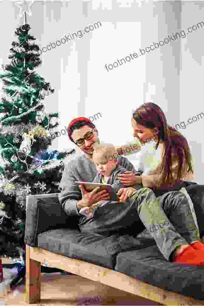 A Family Gathered Around A Christmas Tree, Reading A Book Together How The Russian Snow Maiden Helped Santa Claus