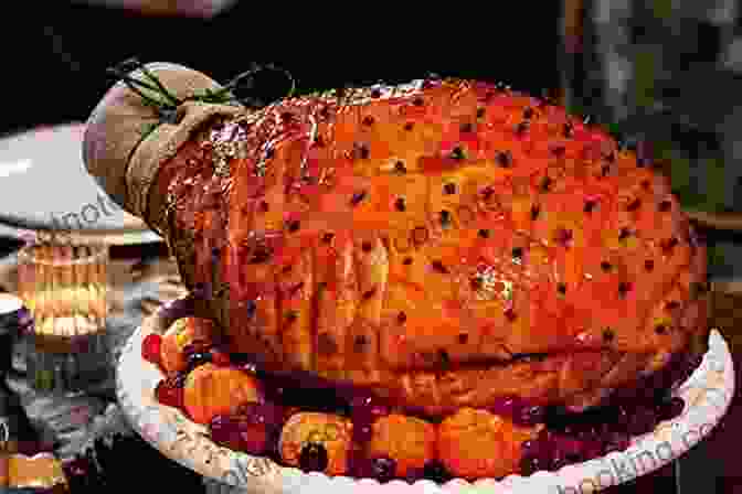 A Glazed Christmas Ham, Decorated With Fruit Jamaican Christmas Recipes: 21 Most Wanted Jamaican Christmas Recipes (Christmas Recipes Book)