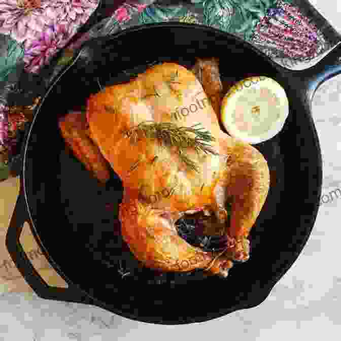A Golden Brown Roasted Chicken, Stuffed With Herbs And Spices Jamaican Christmas Recipes: 21 Most Wanted Jamaican Christmas Recipes (Christmas Recipes Book)