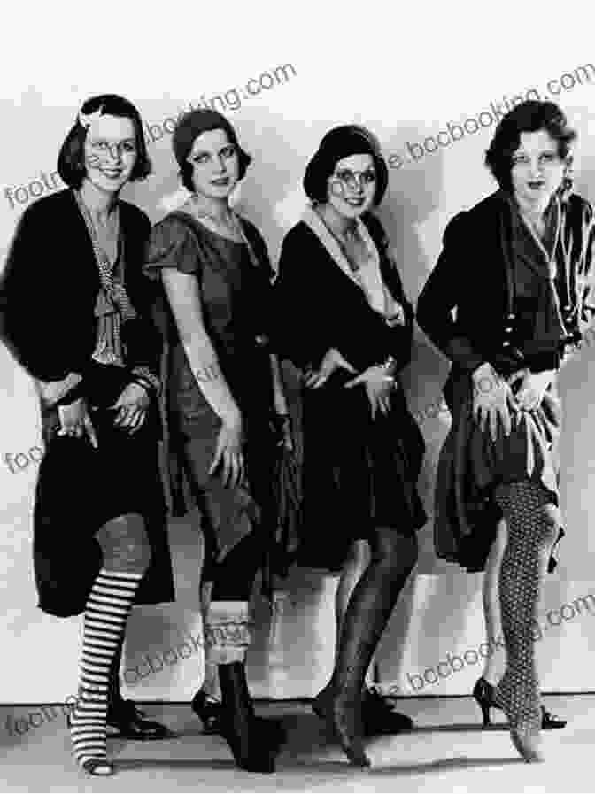 A Group Of Women Dressed As Flappers, With Short Skirts, Bobbed Hair, And Carefree Expressions. Only Yesterday: An Informal History Of The 1920s (Harper Perennial Modern Classics)