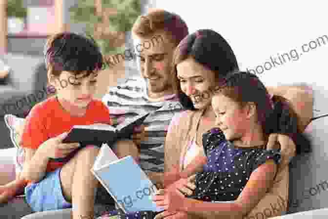A Happy Family Sitting At A Table, Reading A Book Together Homeschool Hacks: How To Give Your Kid A Great Education Without Losing Your Job (or Your Mind)