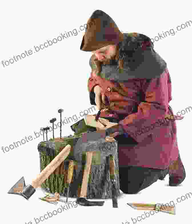 A Medieval Craftsman Working In His Workshop, Surrounded By Tools And Materials Life In A Medieval Village (Medieval Life)