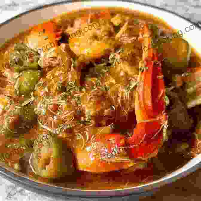 A Steaming Bowl Of Seafood Gumbo, Featuring Shrimp, Crab, Oysters, And Andouille Sausage Best Of The Best From Louisiana Cookbook: Selected Recipes From Louisiana S Favorite Cookbooks