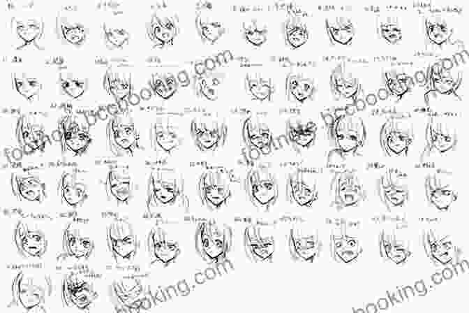 A Variety Of Manga Characters With Different Expressions And Poses Complete Manual Of Manga Techniques: Drawing Inking Fillings Comics
