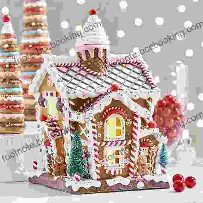 A Whimsical Gingerbread House, Decorated With Icing And Candy Jamaican Christmas Recipes: 21 Most Wanted Jamaican Christmas Recipes (Christmas Recipes Book)