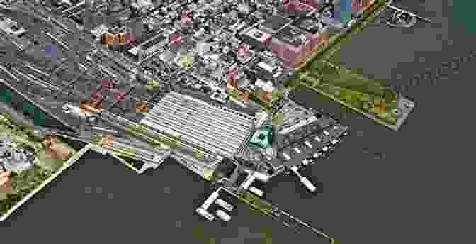 Aerial View Of The Sprawling Hoboken Rail Yard, Dotted With Trains And Locomotives Railroads Of Hoboken And Jersey City (Images Of Rail)