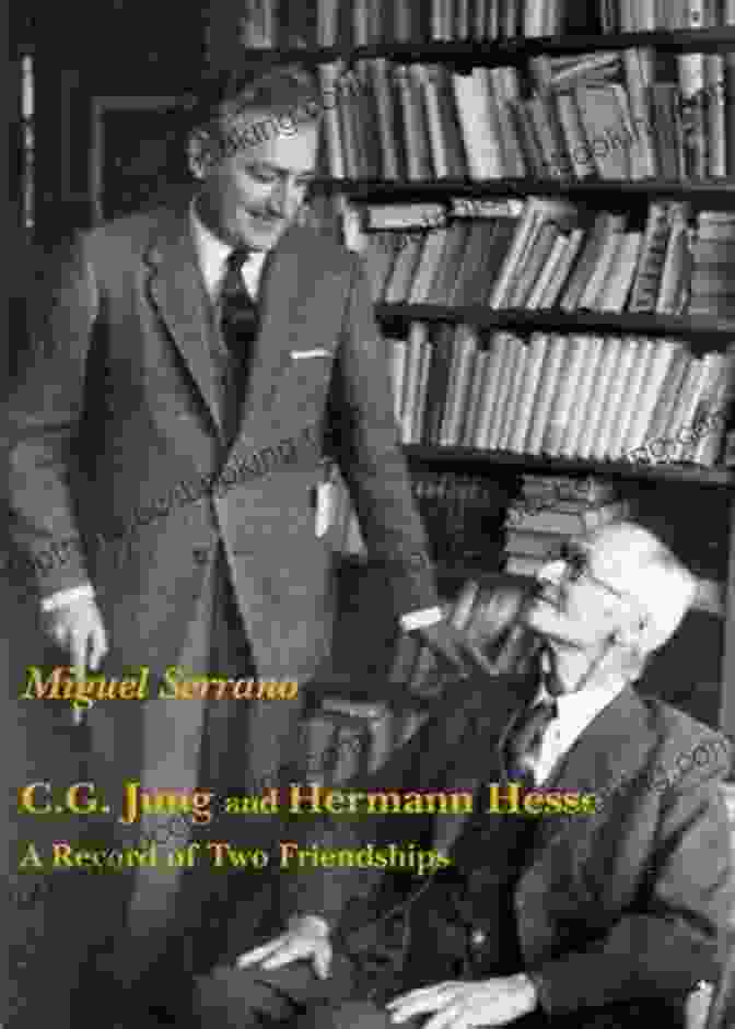 Carl Jung And Hermann Hesse Sitting Together On A Bench In Zurich, Smiling And Discussing C G Jung And Hermann Hesse A Record Of Two Friendships
