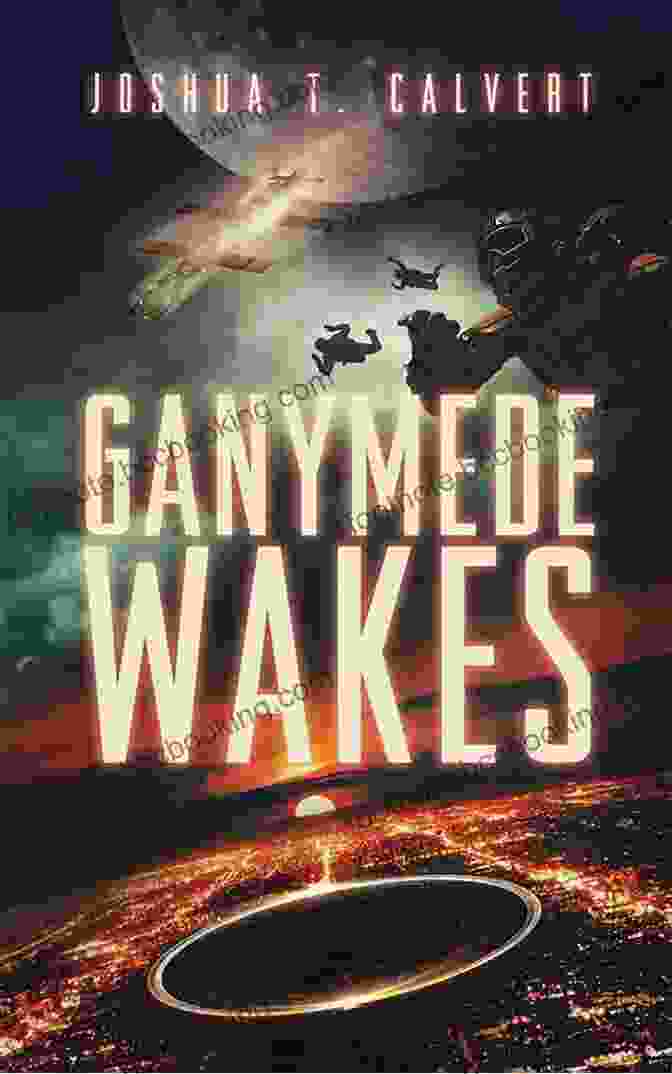 Cover Of Ganymede Wakes Ganymede Rising, Featuring A Spaceship Battling Against A Backdrop Of A Futuristic Cityscape. Ganymede Wakes (Ganymede Rising 1)