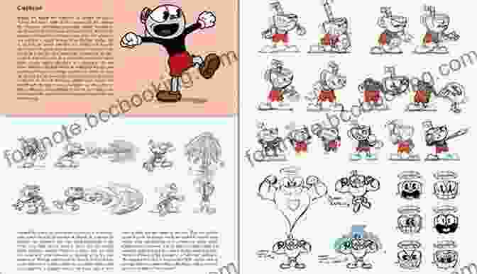 Cuphead Character Sketches From The Art Of Cuphead Studio MDHR Book The Art Of Cuphead Studio MDHR