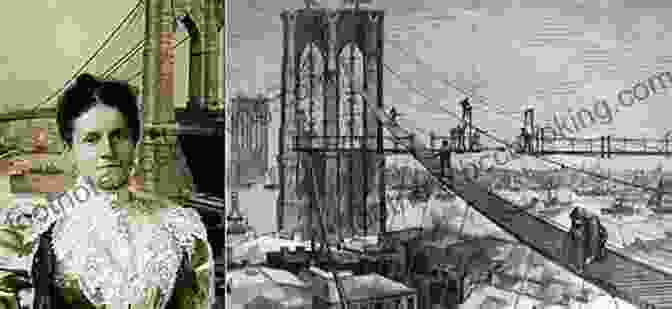 Emily Roebling Standing In Front Of The Brooklyn Bridge Secret Engineer: How Emily Roebling Built The Brooklyn Bridge