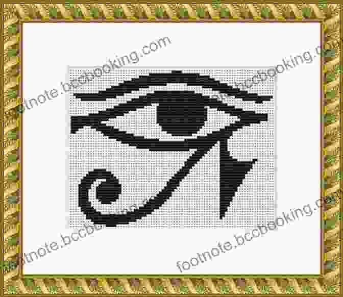 Eye Of Horus Counted Cross Stitch Pattern Eye Of Horus Counted Cross Stitch (Egyptian Collection)