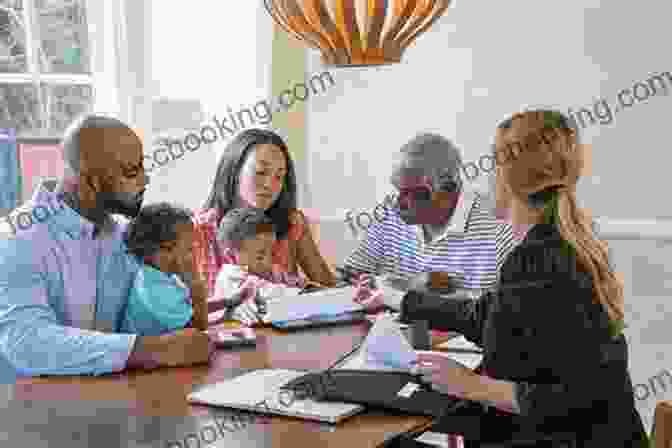 Family Sitting Together Discussing Finances Bridging Generations: Transitioning Family Wealth And Values For A Sustainable Legacy