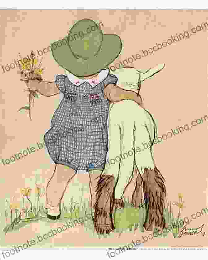 Illustration Of Flora And Barney, Two Little Lambs From The Book Haircuts For Little Lambs Tomie DePaola
