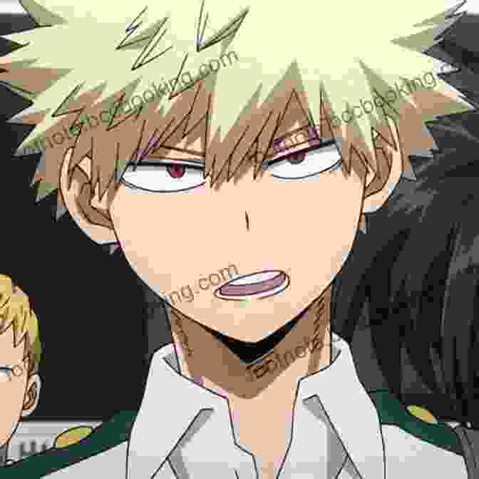 Katsuki Bakugo With A Determined Expression, His Eyes Glowing With Resolve My Hero Academia Vol 26: The High Deep Blue Sky