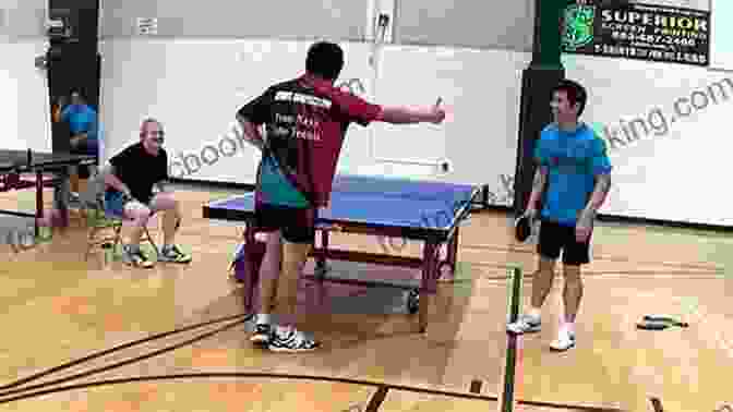 Ping Showcasing His Impeccable Technique During A Competitive Match PING : A Personal Perspective On Table Tennis