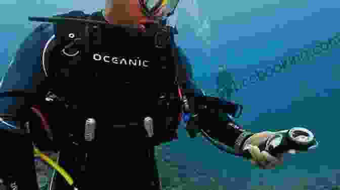 Scuba Diver Checking Dive Computer Scuba Diving Hand Signals: Underwater Communication Pocket Companion For Recreational Scuba Divers