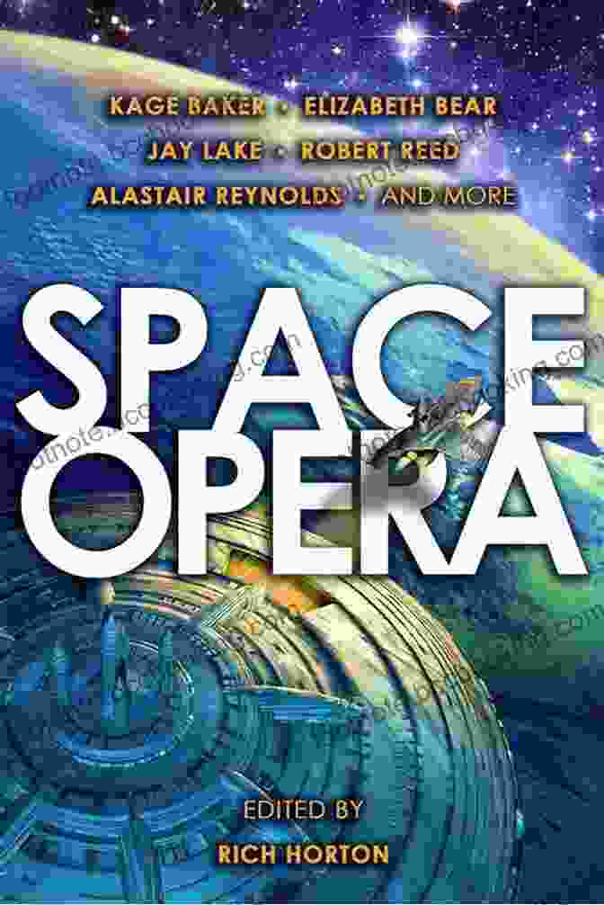 Space Opera Anthology Book Cover Featuring A Vibrant Spaceship Against A Starry Backdrop Beyond The Stars: New Worlds New Suns: A Space Opera Anthology
