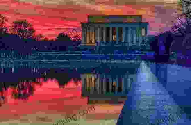 The Lincoln Memorial At Sunset Moon Washington (Travel Guide) Matthew Lombardi