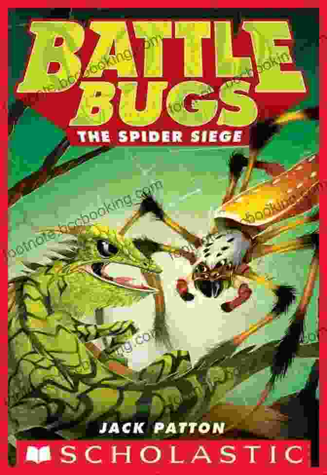 The Spider Siege: Battle Bugs Book Cover, Featuring A Giant Spider Attacking A Group Of Humans The Spider Siege (Battle Bugs #2)