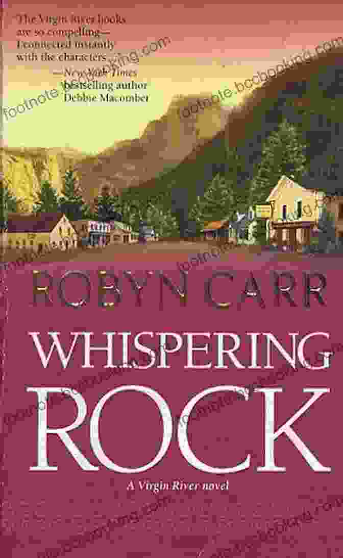 Whispering Rock Book Cover Featuring A Woman Standing Amidst A Lush Green Forest With A Mountain Peak In The Distance Whispering Rock: 3 Of Virgin River