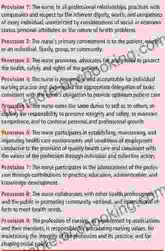 Code Of Ethics For Nurses With Interpretive Statements