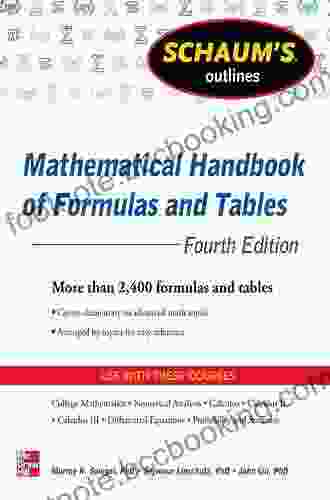 Schaum S Outline Of Mathematical Handbook Of Formulas And Tables Fifth Edition (Schaum S Outlines)